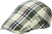 Load image into Gallery viewer, Men&#39;s Pink Plaid Golf Style Gatsby Newsboy Hat
