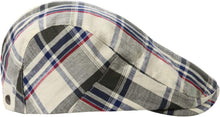 Load image into Gallery viewer, Men&#39;s Pink Plaid Golf Style Gatsby Newsboy Hat