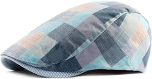 Load image into Gallery viewer, Men&#39;s Pink Plaid Golf Style Gatsby Newsboy Hat