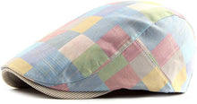 Load image into Gallery viewer, Men&#39;s Pink Plaid Golf Style Gatsby Newsboy Hat