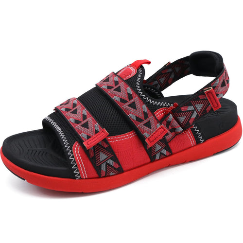 Red Men's Beach Sporty Hiking Sandal