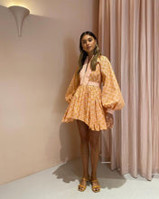 Load image into Gallery viewer, Victorian Style Coral Pink Lace Long Sleeve Dress