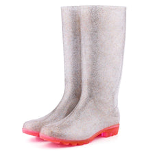 Load image into Gallery viewer, Women&#39;s Glitter Waterproof Rain Boots