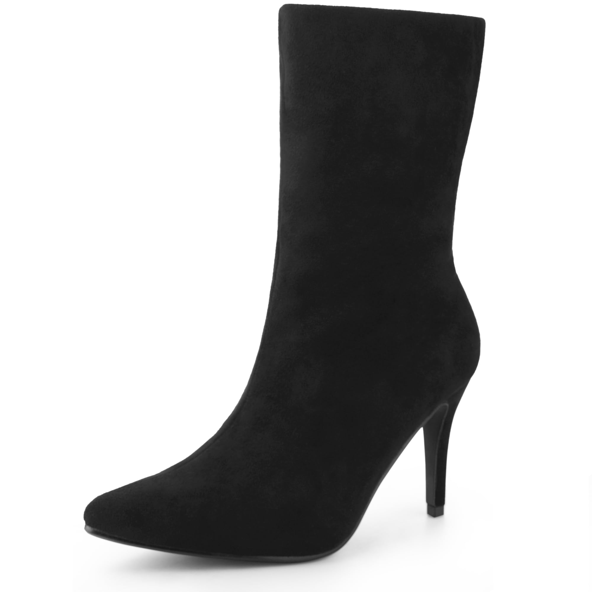 Pretty Suede Foldable Mid Calf Boots – Bella Valentina LA