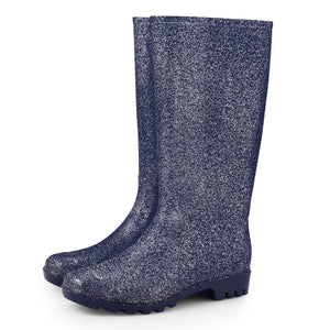 Women's Glitter Waterproof Rain Boots