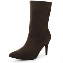 Load image into Gallery viewer, Pretty Suede Foldable Mid Calf Boots
