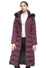 Load image into Gallery viewer, Winter Warmth Puffer Hooded Long Coat