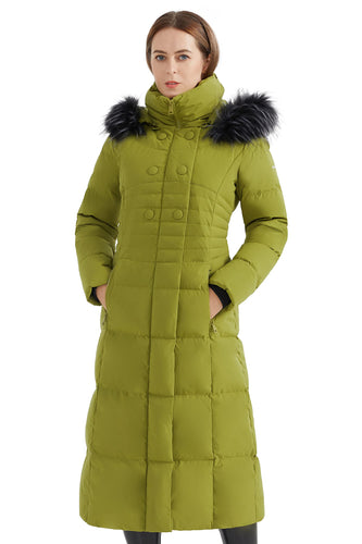 Winter Warmth Puffer Hooded Long Coat