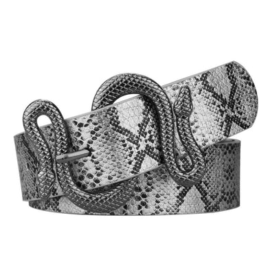 Fashion Leather Snake Belt