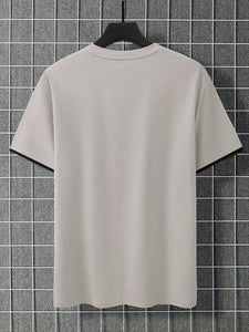 Men's Khaki Front Pocket Short Sleeve T-Shirt