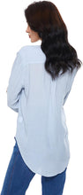 Load image into Gallery viewer, Button Up Hi Lo White Long Sleeve Top