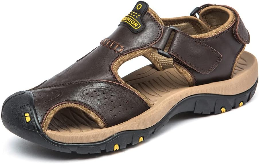 Men's Sporty Dark Brown Beach Hiking Sandals