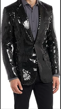 Load image into Gallery viewer, Men&#39;s Sequin NYE Gold Blazer Jackets