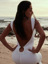 Load image into Gallery viewer, Black Sweetheart Cut Out Backless Maxi Dress