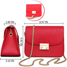 Load image into Gallery viewer, Chic Gold Crossbody Evening Clutch Style Chain Mini Purse