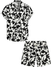 Load image into Gallery viewer, Men&#39;s White Floral Vacation Shirt &amp; Shorts Set