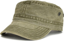 Load image into Gallery viewer, Men&#39;s Army Vintage Medium Blue Denim Cadet Style Military Hat