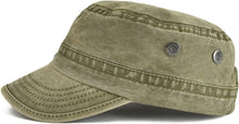 Load image into Gallery viewer, Men&#39;s Army Vintage Medium Blue Denim Cadet Style Military Hat