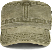 Load image into Gallery viewer, Men&#39;s Army Vintage Medium Blue Denim Cadet Style Military Hat