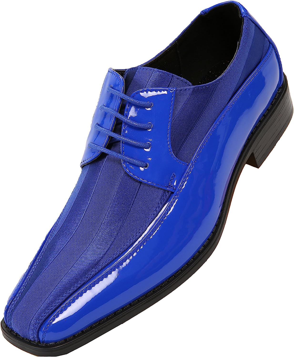 Cobalt blue mens dress shoes top
