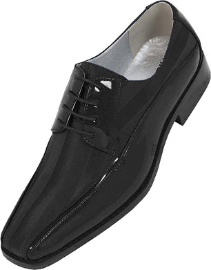Men's Black Formal Oxford Style Dress Shoes