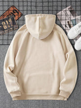 Load image into Gallery viewer, Men&#39;s Beige Los Angeles Long Sleeve Hoodie Pull Over Sweatshirt