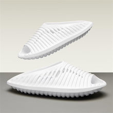 Load image into Gallery viewer, White Men&#39;s Modern Beach Summer Slide Sandals