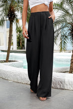 Load image into Gallery viewer, Vacay Chic Black Casual Pants w/Pockets