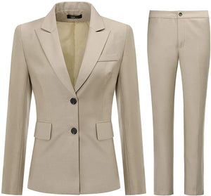 Sophisticated Mauve Pink 2pc Office Work Blazer and Pants Set