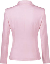Load image into Gallery viewer, Sophisticated Mauve Pink 2pc Office Work Blazer and Pants Set
