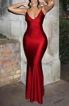 Load image into Gallery viewer, Regal Red Sleeveless Bodycon Maxi Dress