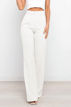 Load image into Gallery viewer, Sophisticated Light Blue High Waist Front Button Pants