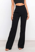 Load image into Gallery viewer, Sophisticated White High Waist Front Button Pants