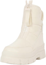 Load image into Gallery viewer, Warm Zip Front Stylish White Winter Snow Boots