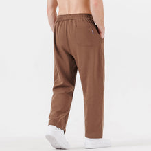 Load image into Gallery viewer, Men&#39;s Coffee Brown Comfy Knit Drawstring Sweatpants