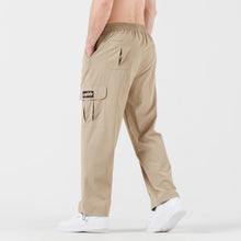 Load image into Gallery viewer, Khaki Men’s Comfy Knit Drawstring Sweatpants