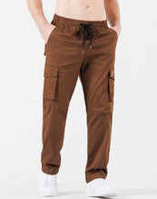 Load image into Gallery viewer, Men’s Comfy Knit Brown Drawstring Sweatpants