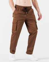 Load image into Gallery viewer, Men’s Comfy Knit Brown Drawstring Sweatpants