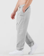 Load image into Gallery viewer, Men’s Grey Comfy Knit Drawstring Sweatpants