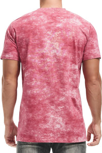 Men's Soft Cotton Mineral Red Short Sleeve Shirt