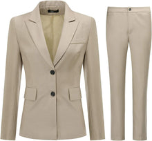Load image into Gallery viewer, Glitter Green Women&#39;s 2pc Business Blazer &amp; Pants Set