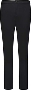 Business Black Asymmetrical Peplum 2pc Business Blazer & Pants Set
