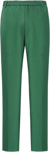Business Green Asymmetrical Peplum 2pc Business Blazer & Pants Set
