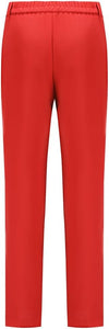 Red Double Breasted Women's 2pc Business Blazer & Pants Set
