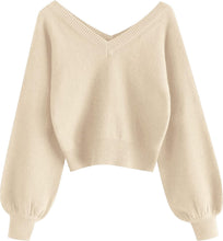 Load image into Gallery viewer, Winter Style Beige Dolman Sleeve Comfy Knit Sweater