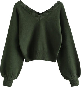 Winter Style Beige Dolman Sleeve Comfy Knit Sweater