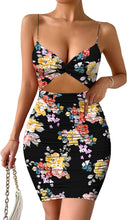 Load image into Gallery viewer, Ocho Rios Black Sleeveless Cut Out Mini Dress