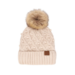 CC Crafted Pom Detail Beanie