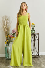 Load image into Gallery viewer, Vacay In France Sleeveless Orange Wide Leg Jumpsuit w/Pockets