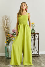 Load image into Gallery viewer, Vacay In France Sleeveless Magenta Wide Leg Jumpsuit w/Pockets